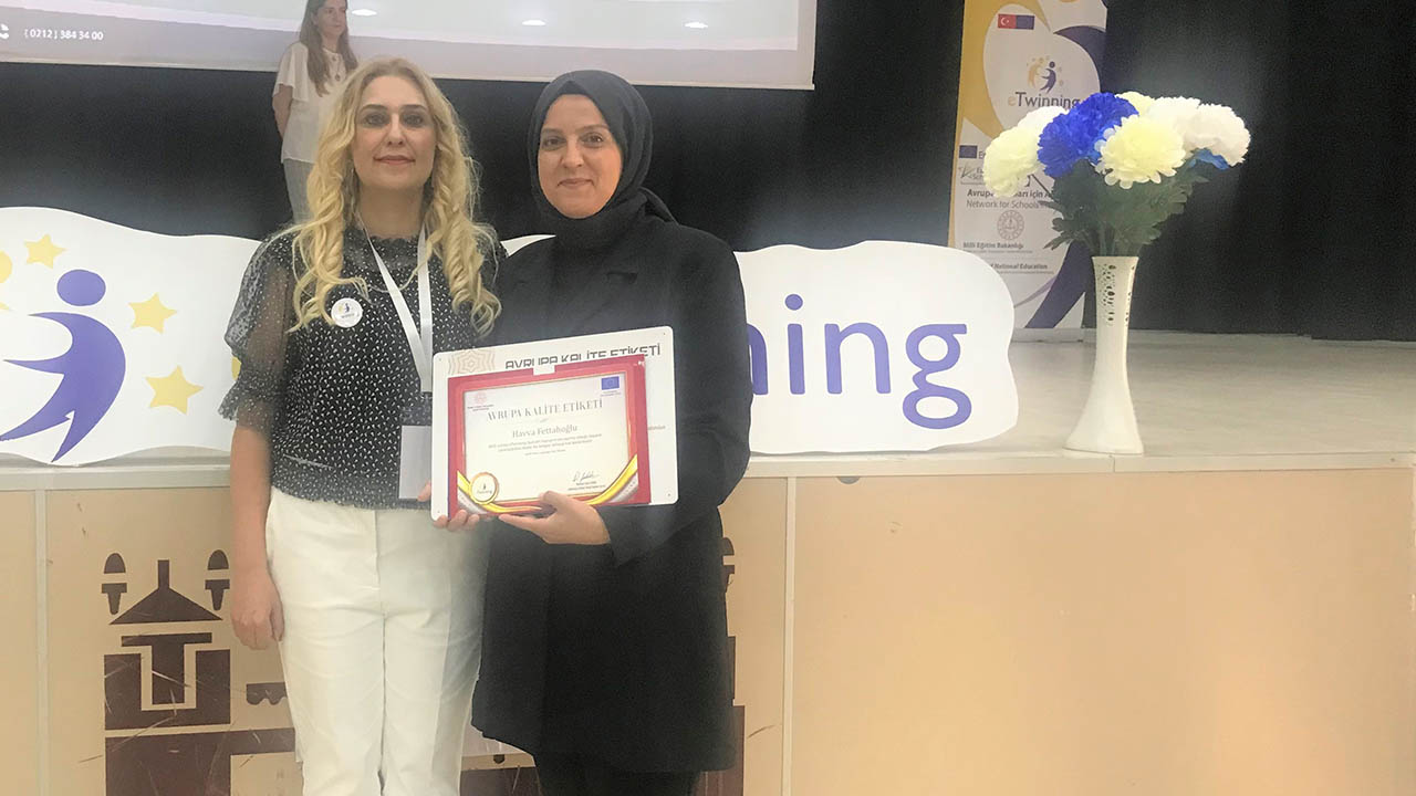 ETwining Sertifikasını Teslim Aldık